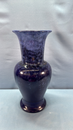 Medalta Cobalt Blue Vase -Asia Pattern