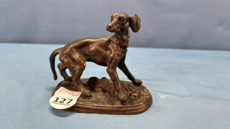 PJ Mene Bronze Hunting Dog