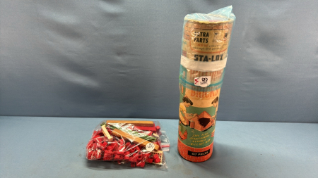 Quantity of 1950s Sta-Lox Plastic Building Blocks