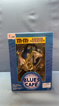 Blues M&M Café Dispenser in Original Box