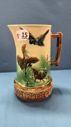 Victorian Majolica Pitcher