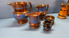 9 Pieces of Copper Lustre -6 are 19th Century - 2