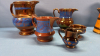 9 Pieces of Copper Lustre -6 are 19th Century - 6