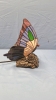 Stained Glass Style Butterfly Lamp - 4