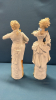 Pair of Glazed Victorian Figurines - 3