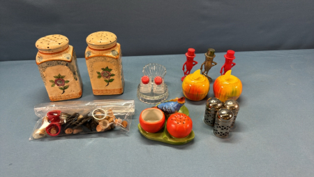 Several Salt and Pepper Sets