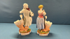 Pair of Bisque Figurines w/ Cornucopia -See Notes - 3