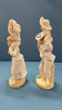 Pair of Glazed Victorian Figurines - 2