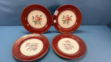 4 Homer Laughlin 10in Dinner Plates