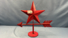 Tin Weather Vane on Stand -13" Across x 13" High - 2