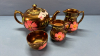 Copper Lustre Wade Tea Set -See Notes