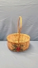 9" Wide Wicker Basket and Contents - 4