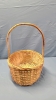 9" Wide Wicker Basket and Contents - 5