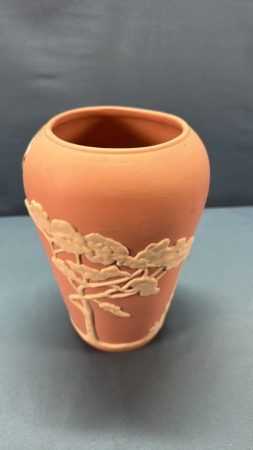 E. Canada Jasper Ware Vase -Pink