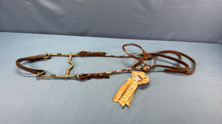 Keyston Leather & Sterling Silver Western Bridle