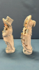 2 Bisque Victorian Scholar Figurines - 2