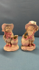 3 Pair Victorian Glazed & Titled Children Figures - 2