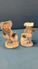 3 Pair Victorian Glazed & Titled Children Figures - 5