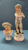 2 Bisque Victorian Figurines -See Notes