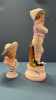 2 Bisque Victorian Figurines -See Notes - 2