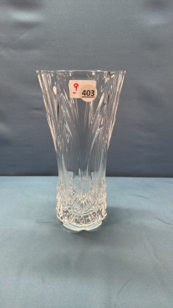 12in High Crystal Vase