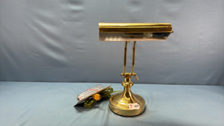 Brass Clad Piano Lamp