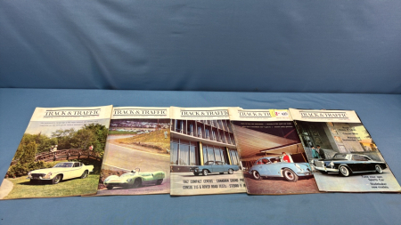 5 Editions of Track & Traffic Magazine from 1961