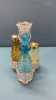 3 Colour Daisy and Button Cruet Set