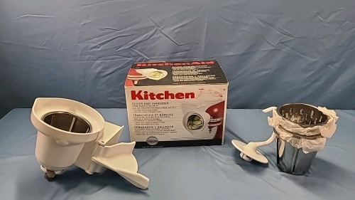 KitchenAid Dough Hook and Slicer & Shredder Attachments