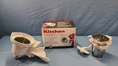 KitchenAid Dough Hook and Slicer & Shredder Attachments