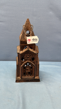 9in Cast Iron Hanging Candle Holder