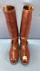 Men's Size 9 Leather English Riding Boots - 5