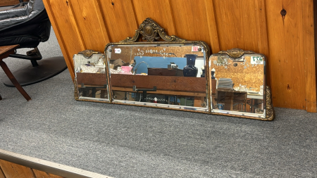 Ornate 3 Section Wall Mirror