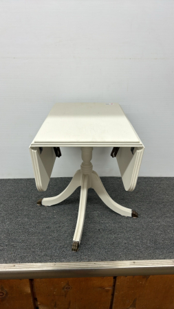 Painted Duncan Phyfe Drop Leaf End Table