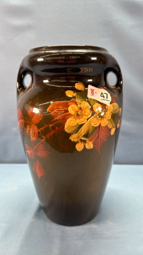 Antique High Gloss Glazed Pottery Vase