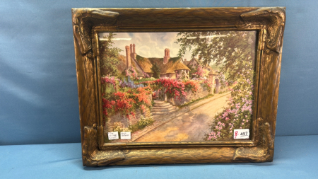 Framed Print 'The Village School'