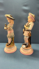 2 Large Victorian Bisque Figurines - 2