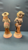 2 Large Victorian Bisque Figurines - 3