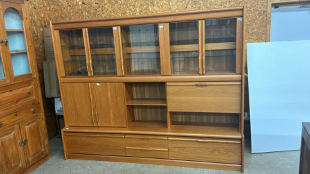 Teak Wall Unit -See Notes