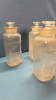 9 Stoppered Apothecary Jars with 1 Extra Lid - 5