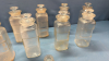 9 Stoppered Apothecary Jars with 1 Extra Lid - 6