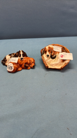 2 Royal Doulton Dog Figurines HN2590 & HN2585