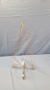 Christmas Card Holder and LED Candle Set with Remote - 2