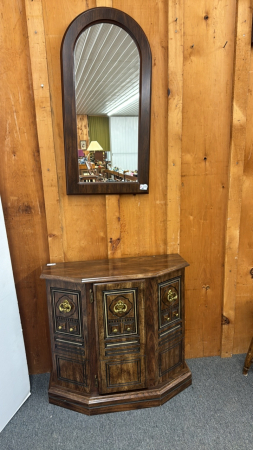 Mirror and Credenza Set