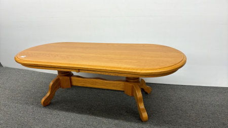 Oval Oak Coffee Table