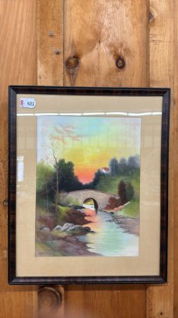 Framed Pastel by J.M. Chalmers