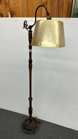 Wooden Based Bridge Lamp