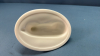 Milk Glass McKee Covered Horse Dish - 6