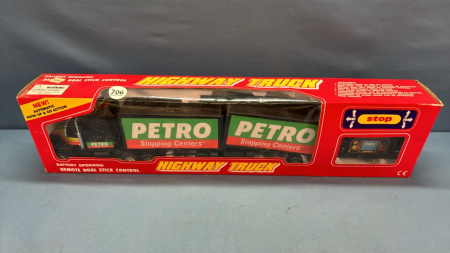 Battery Operated Remote Control Petro Semi w/ Pup