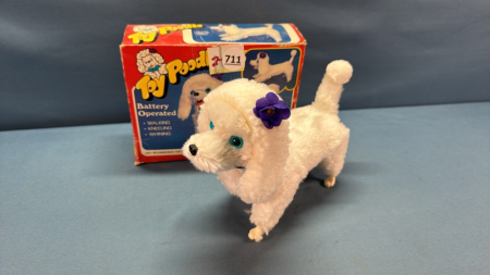 Battery Operated Toy Poodle in Original Box